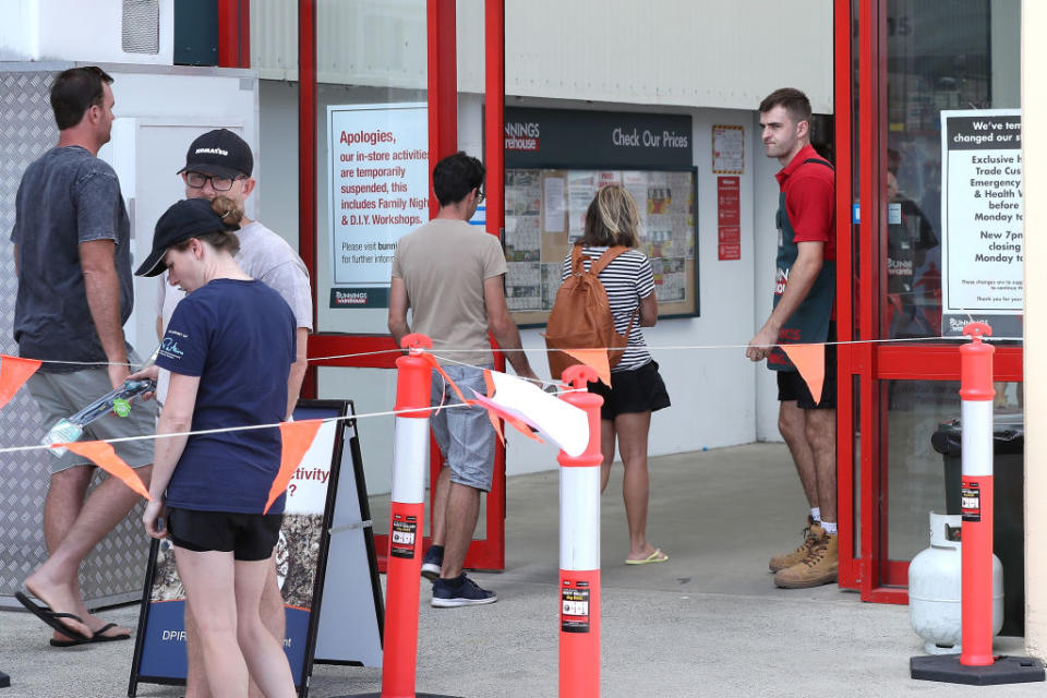 Bunnings could escape proposed 'stage four' lockdown closures. Source: Getty