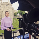 <p>Allison looked gorgeous in a pastel purple blouse and black skirt designed by Christopher Esber.<br>Source: Instagram/allisonlangdon </p>