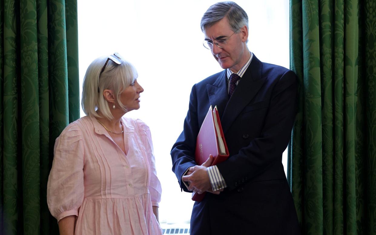 Nadine Dorries and Jacob Rees-Mogg - Andrew Parsons/Number 10 Downing Street