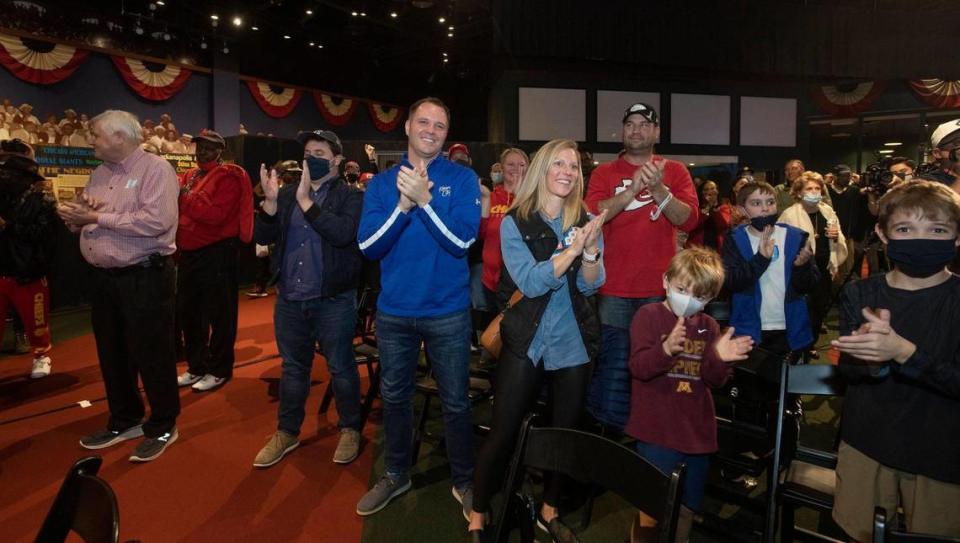 There cheers all around Sunday, December 5, 2021 at the Negro Leagues Baseball Museum when it was announced that Buck O’Neil was inducted into the Major League Baseball Hall of Fame.