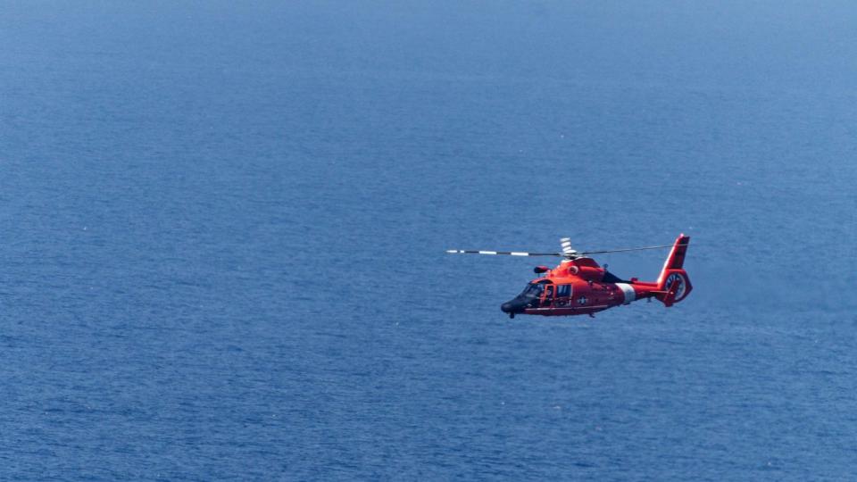 PHOTO: Emergency responders search on Oct. 1, 2023, for a swimmer who may have been attacked by a shark at Wildcat Beach in Northern California. (Max Piskunov)