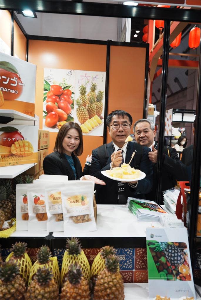「台南號」開進東京食品展 黃偉哲攜業者推優質物產