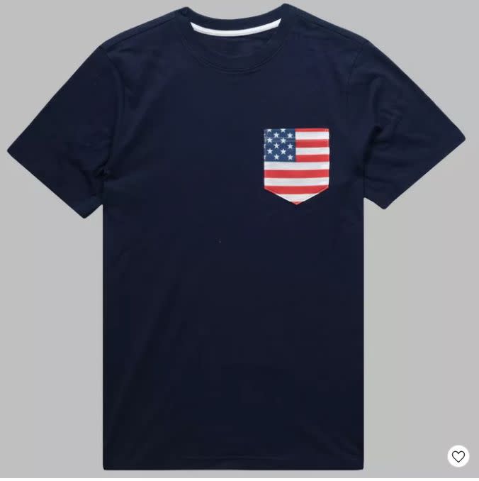 Find this men's tee for $10 at <a href="https://www.target.com/p/men-s-american-flag-americana-tank-top-navy/-/A-79723196?preselect=79365531#lnk=sametab" target="_blank" rel="noopener noreferrer">Target</a>.