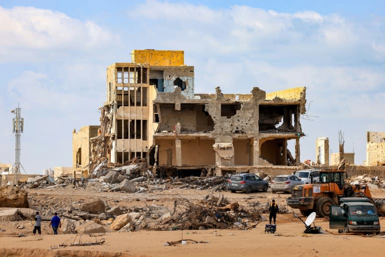 A tsunami-sized flash flood devastated the Libyan coastal city of Derna, sweeping thousands to their deaths (KARIM SAHIB)