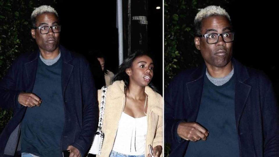 <p>Chris Rock looked surprised to realize that blondes do really have more fun during a night on the town with his daughter. The 54-year-old comedian was seen in Santa Monica on Friday night leaving Giorgio Baldi with his 16-year-old daughter, Lola. Rock was also sporting a bleached hairstyle, which may or may not look like […]</p> <p>The post <a rel="nofollow noopener" href="https://theblast.com/chris-rock-blonde-hair-dinner-date-daughter/" target="_blank" data-ylk="slk:Chris Rock Has Blond Ambition at Dinner Date with Daughter;elm:context_link;itc:0;sec:content-canvas" class="link ">Chris Rock Has Blond Ambition at Dinner Date with Daughter</a> appeared first on <a rel="nofollow noopener" href="https://theblast.com" target="_blank" data-ylk="slk:The Blast;elm:context_link;itc:0;sec:content-canvas" class="link ">The Blast</a>.</p>