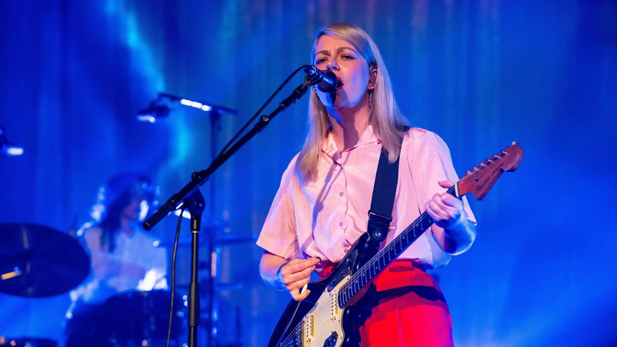 Canadian dream pop band Alvvays performs at the Pabst Theater in Milwaukee on Monday, April 22, 2024.