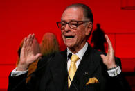 FILE PHOTO: Carlos Arthur Nuzman, president of the Rio 2016 Olympic Organizing Committee delivers a speech during an opening plenary session at the IOC Debriefing Olympic Games Rio 2016 in Tokyo, Japan, November 28, 2016. REUTERS/Toru Hanai/File Photo