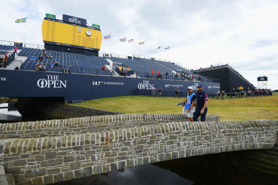 Dustin Johnson leads the field into the 147th Open Championship. (Getty)