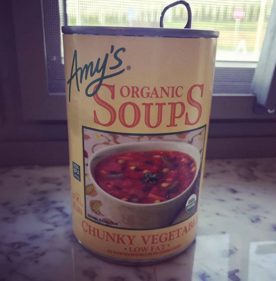 Amy's Chunky Vegetable soup