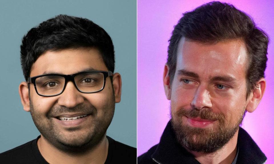 Parag Agrawal and Jack Dorsey