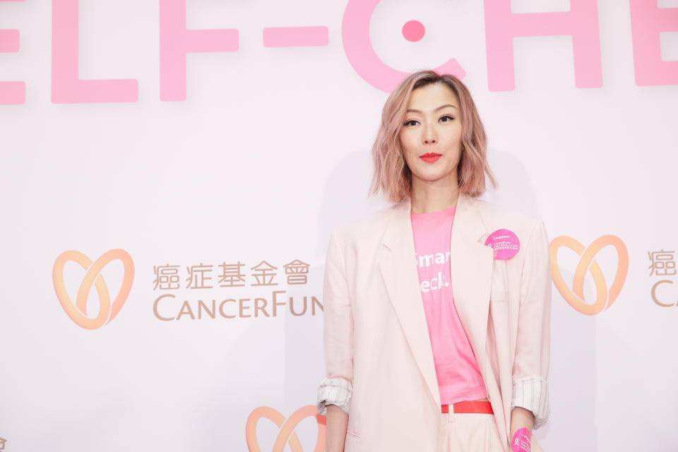 HONG KONG, CHINA - SEPTEMBER 03: Singer/actress Sammi Cheng Sau-man attends a Hong Kong Cancer Fund event on September 3, 2019 in Hong Kong, China. (Photo by VCG/VCG via Getty Images)