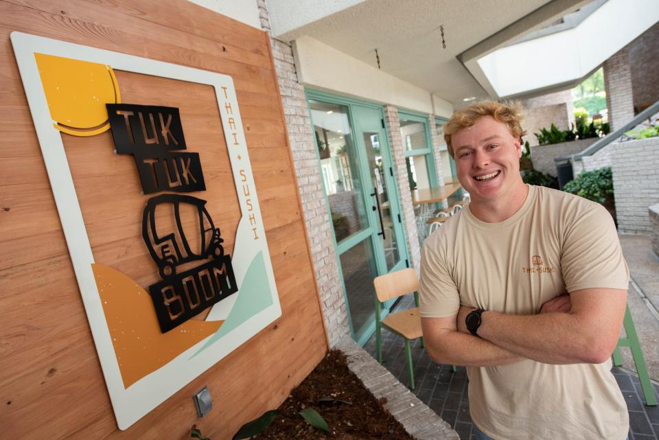 Tuk Tuk Boom owner Will Puckett of Jackson stands in the original restaurant location in 2021. He is now preparing to build a new location in Madison.