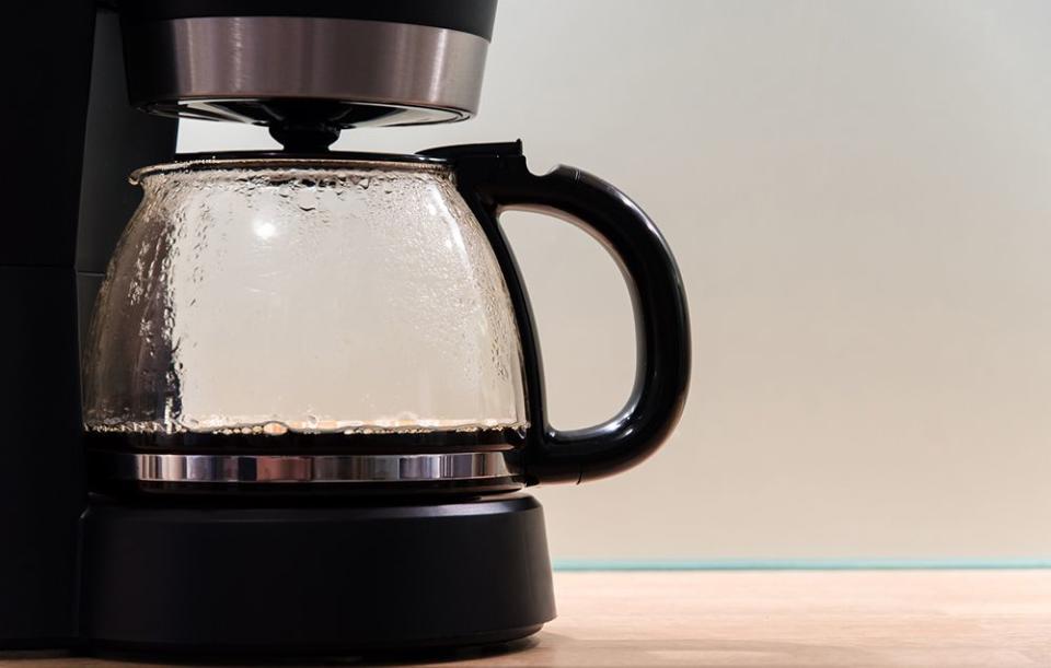 <p>“I make sure the coffee maker is clean every night so he doesn’t have to do it super early in the morning when he wakes up.” <em>–Jessica</em></p>