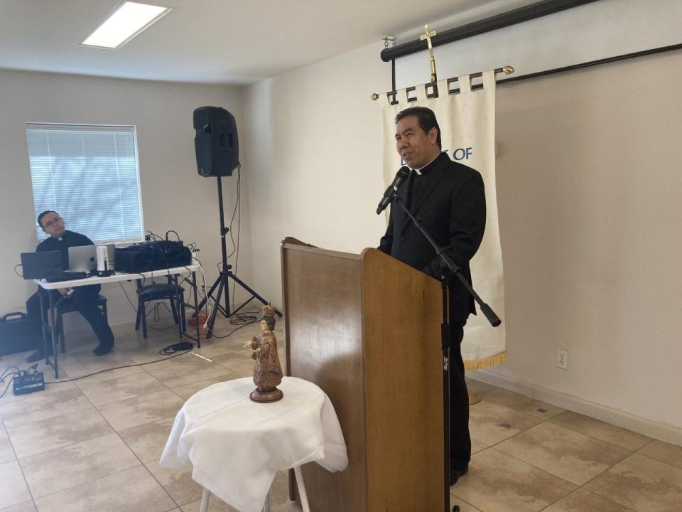Newly appointed Auxiliary Bishop Anthony Celino talked about his ministry and 25 years of service Wednesday at the El Paso Catholic Diocese.