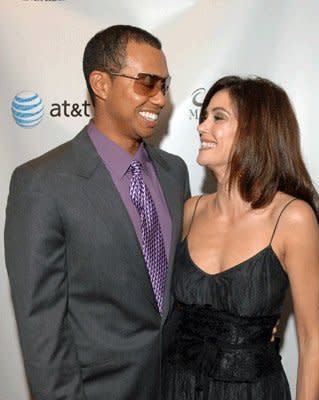 Tiger Woods with Teri Hatcher at an even in 2006. Just sayin'. (Lester Cohen/Wire Image)
