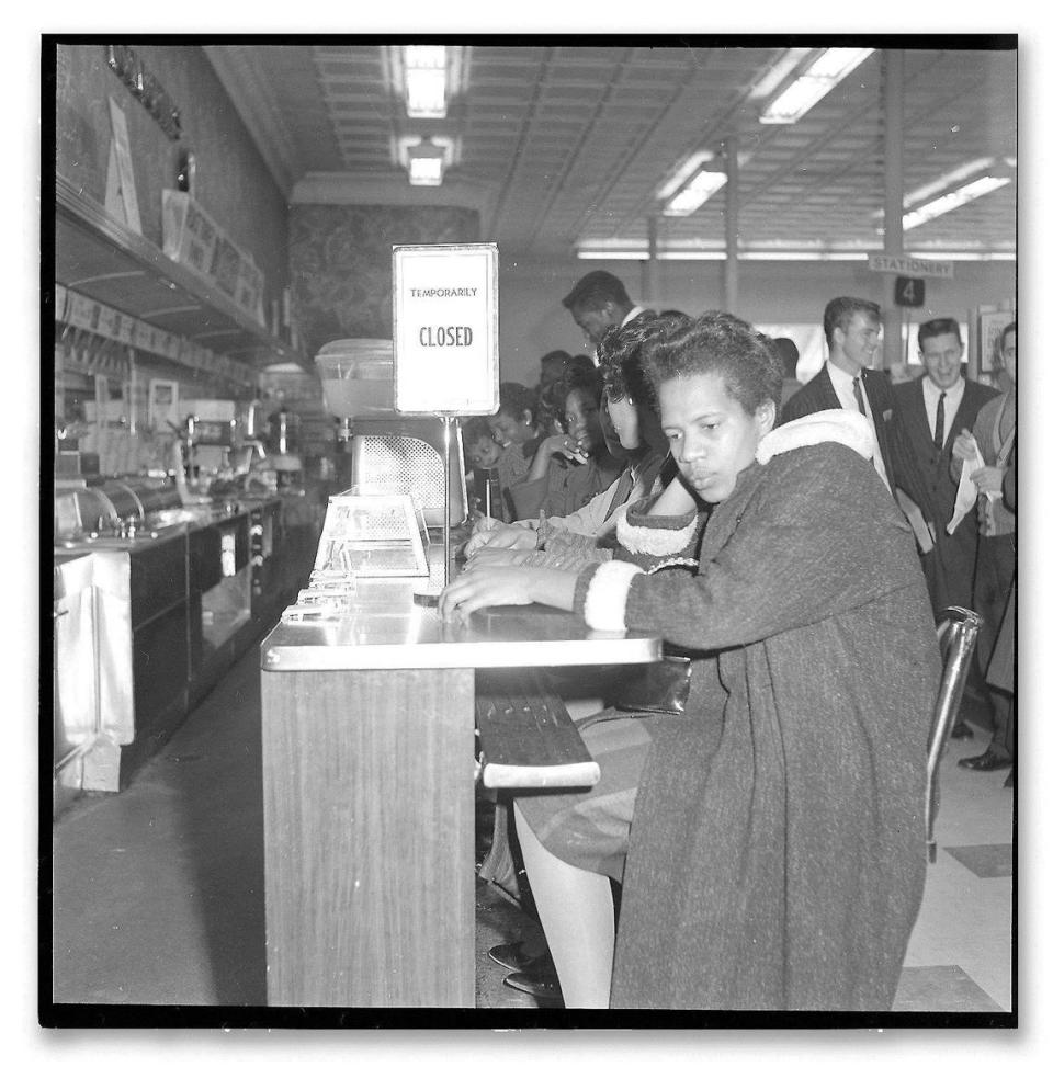 On Feb. 12, 1960, blacks sat down at the all-white lunch counter at Woolworth’s in downtown Rock Hill to protest segregation.