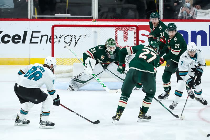 NHL: San Jose Sharks at Minnesota Wild