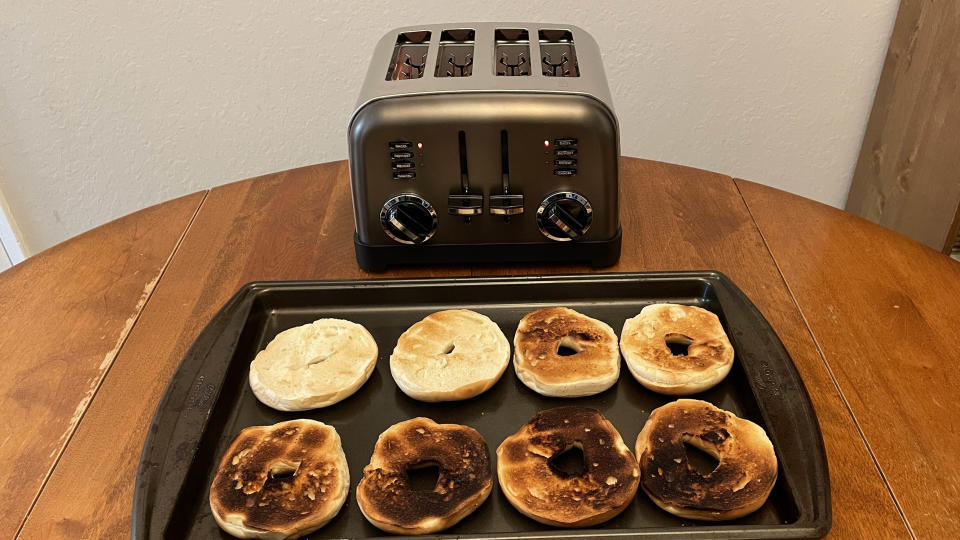 Cuisinart toaster bagel test