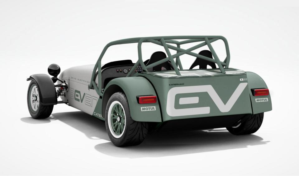 caterham ev seven concept rear three quarter