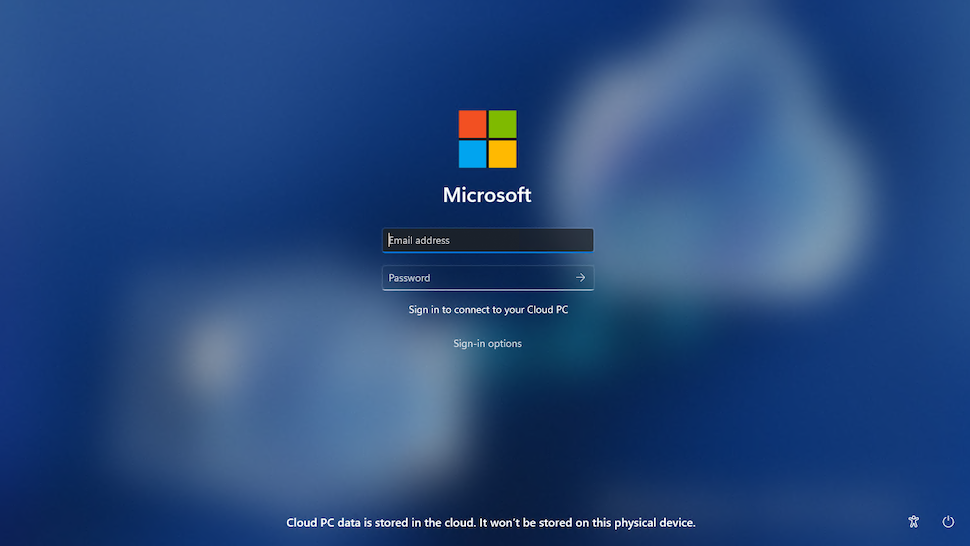  Windows 365 Boot custom logo login screen. 