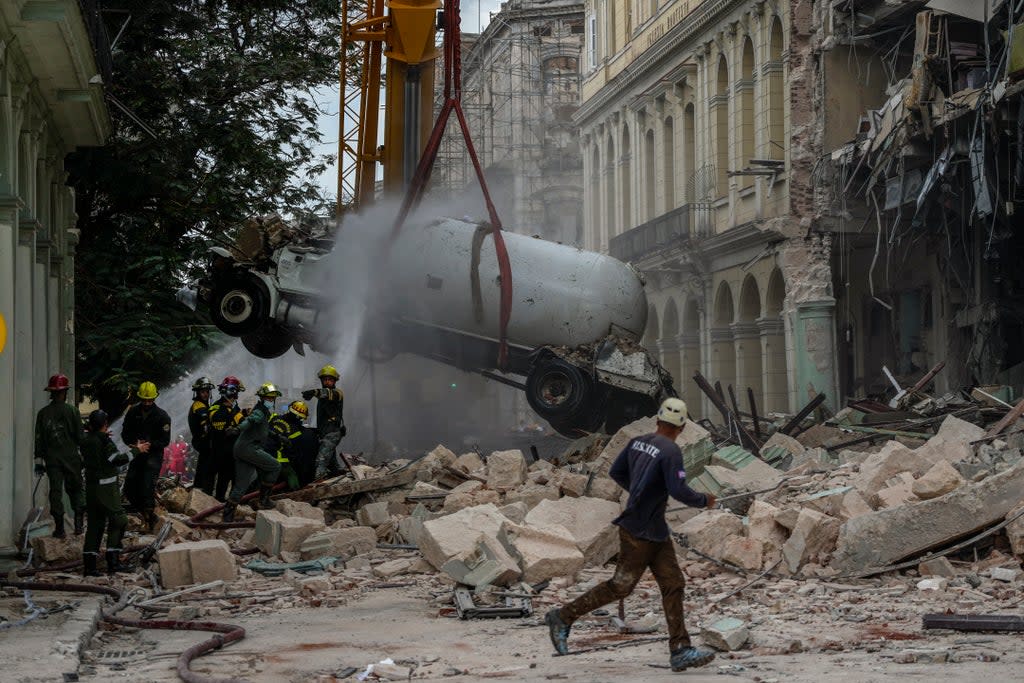 CUBA-EXPLOSIÓN (AP)