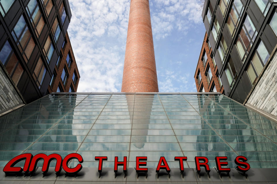 The AMC Theatres in the Georgetown neighborhood is closed due to a global outbreak of coronavirus disease (COVID-19), in Washington, U.S., March 20, 2020. REUTERS/Joshua Roberts