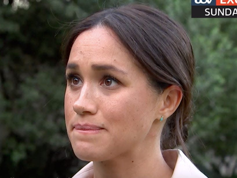 Meghan gave a candid interview to ITV as the year wound down. Photo: ITV