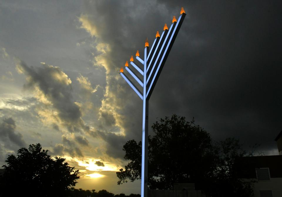 Chabad of the Space & Treasure Coast presented the Israel Unity parade and celebration on Sunday, including a Chanukah concert by the Kavana Band and a menorah lighting ceremony at Chabad Viera. The free event was open to the public.