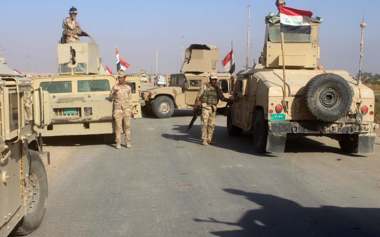 Iraq's security forces drove the jihadists out of the town of Rawa on the Syrian border - AFP