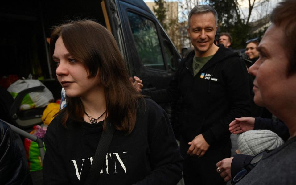 Most of the children transported to the 'adoption schools' were teenagers, like Taya Volynska, 15 - SERGEI CHUZAVKOV/AFP
