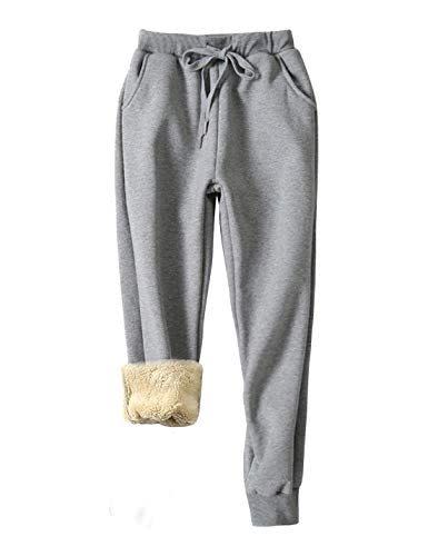 2) Yeokou Warm Sherpa Lined Fleece Pants