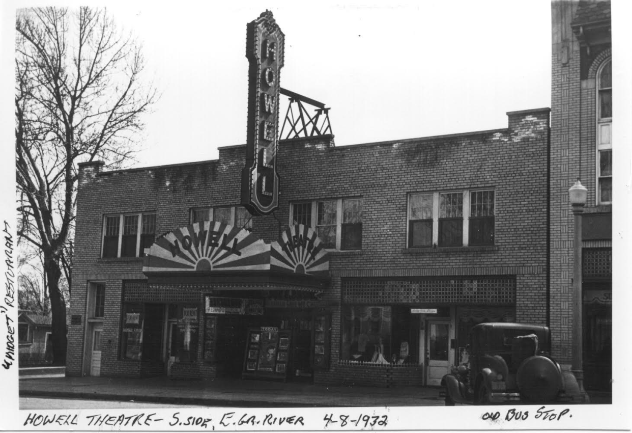 The Historic Howell Theater, opened in 1928, originally served as both a moviehouse and a live entertainment venue.