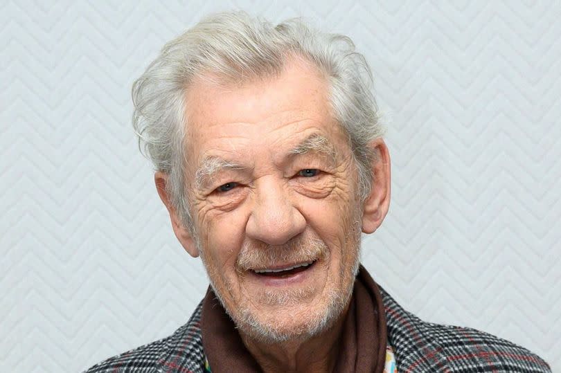 Sir Ian McKellen was in a fight scene when he lost his footing and fell from the stage