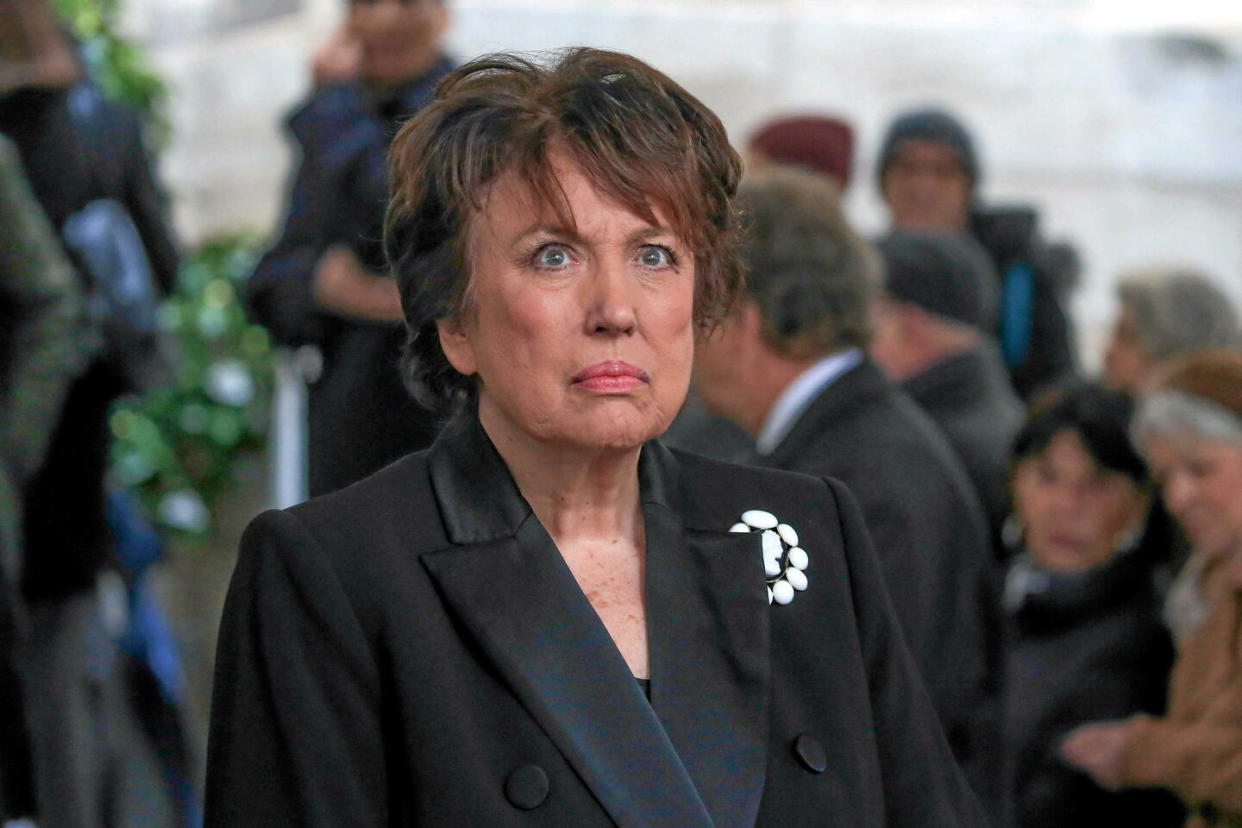 Roselyne Bachelot a réagi dimanche 14 avril aux accusations portées par Karine Lacombe sur Patrick Pelloux.  - Credit:J.E.E/SIPA