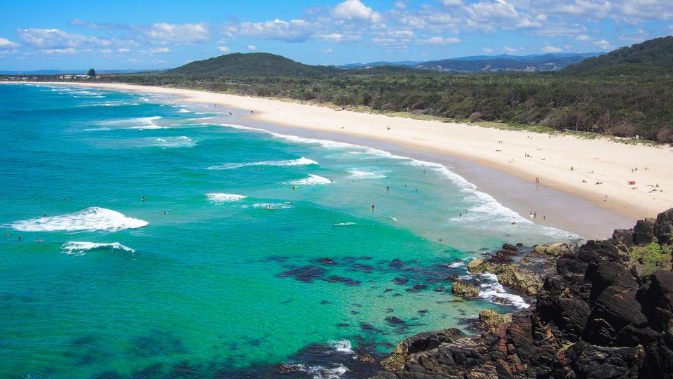 OLYMPUS DIGITAL CAMERAA view of Cabarita Beach, Far North New South Wales, Australia