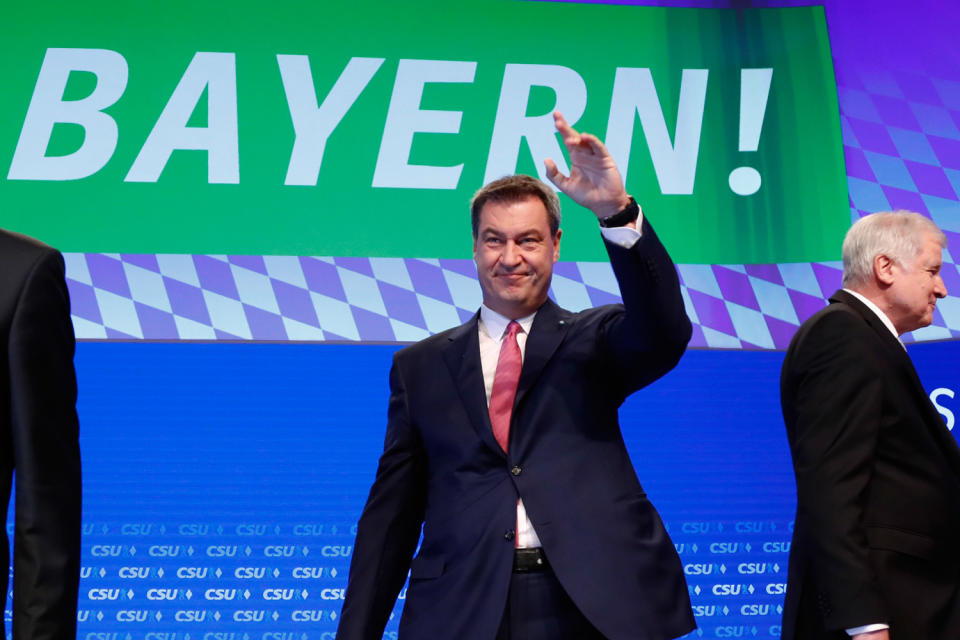 Bayerische Landtagswahl: Markus Söder muss zittern. (Bild: AP Images)