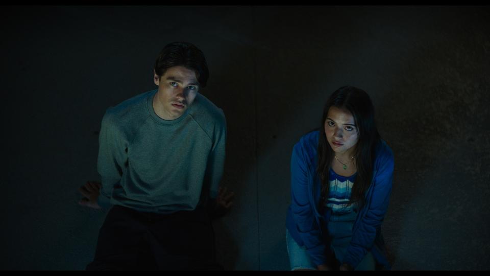 Felix Mallard and Isabela Merced in ‘Turtles All the Way Down’