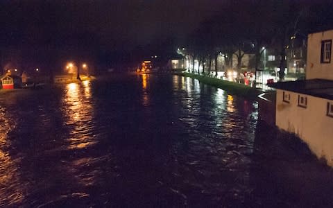 Flood sirens are echoing in Cumbria with the River Eden close to bursting its banks. - Credit: WittWooPhoto/Caters