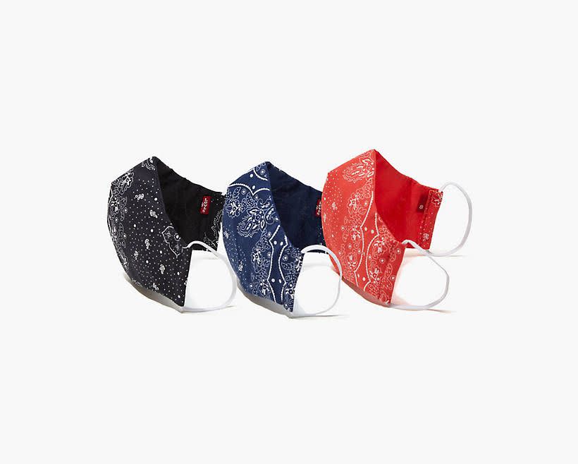 Levi's Reusable Printed Face Mask 3-Pack