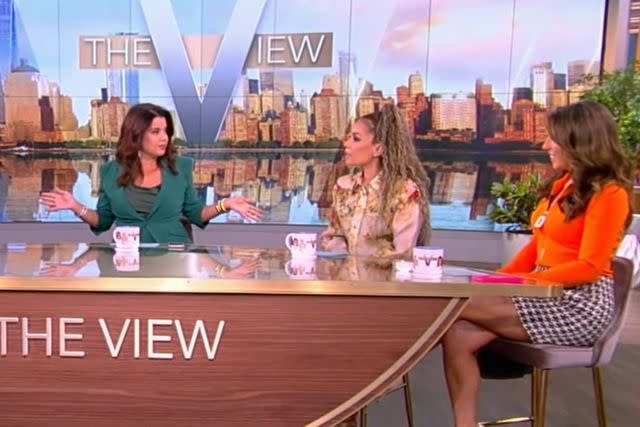 <p>ABC</p> Ana Navarro and Sunny Hostin on 'The View'