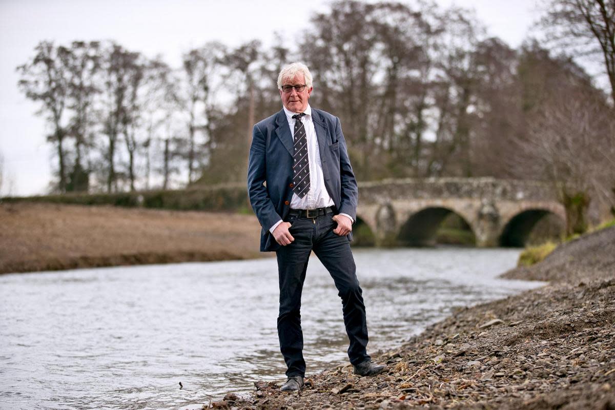 John Price caused thousands of pounds worth of damage to the river Lugg in Kingsland. Image: Richard Stanton <i>(Image: Richard Stanton)</i>