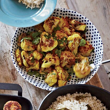 Roasted Cauliflower with Turmeric and Cumin