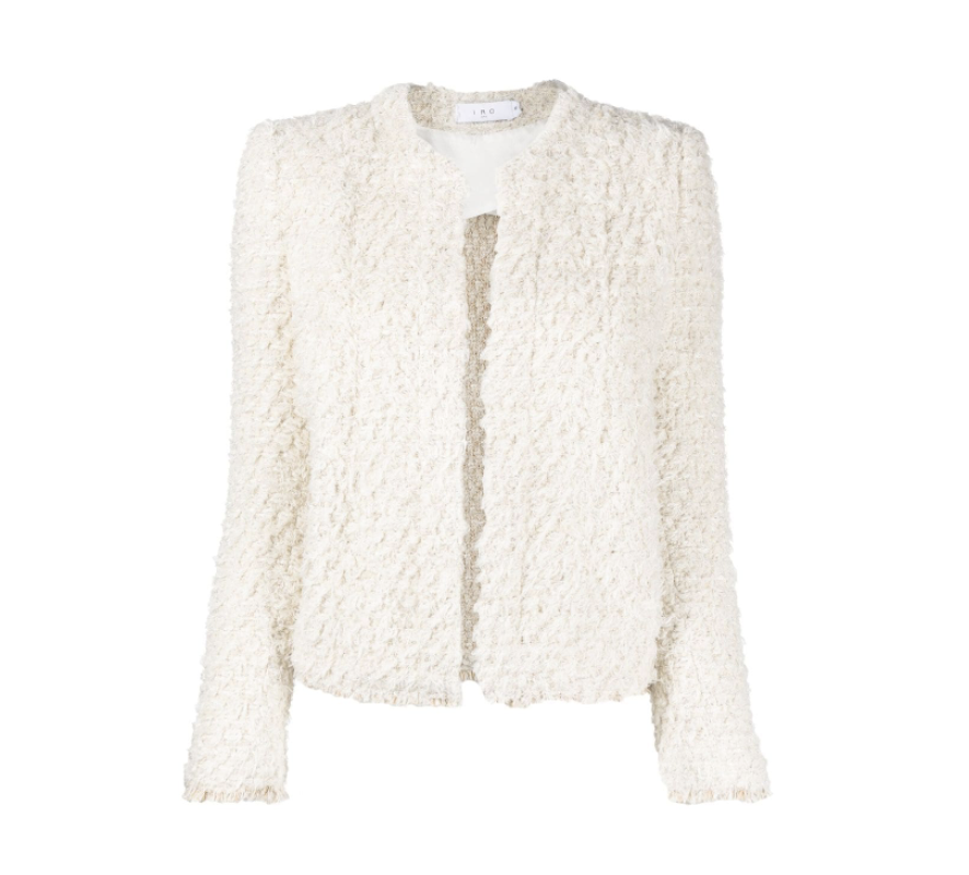 <p><a href="https://go.redirectingat.com?id=74968X1596630&url=https%3A%2F%2Fwww.farfetch.com%2Fshopping%2Fwomen%2Firo-sanea-boucle-jacket-item-20501574.aspx&sref=https%3A%2F%2Fwww.harpersbazaar.com%2Ffashion%2Ftrends%2Fg42765069%2Fbest-gifts-for-grandma%2F" rel="nofollow noopener" target="_blank" data-ylk="slk:Shop Now;elm:context_link;itc:0;sec:content-canvas" class="link ">Shop Now</a></p><p>Sanea Bouclé Jacket</p><p>farfetch.com</p><p>$399.00</p>