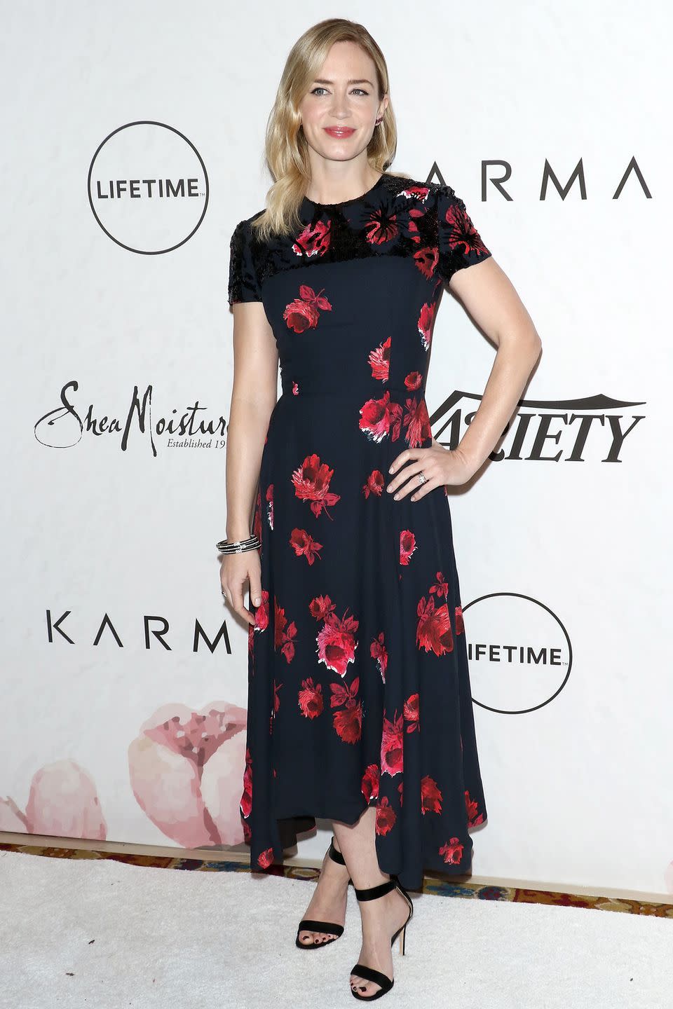 <p><strong>13 April </strong>Emily Blunt opted for Prada at the Variety's Power Of Women: New York event. </p>