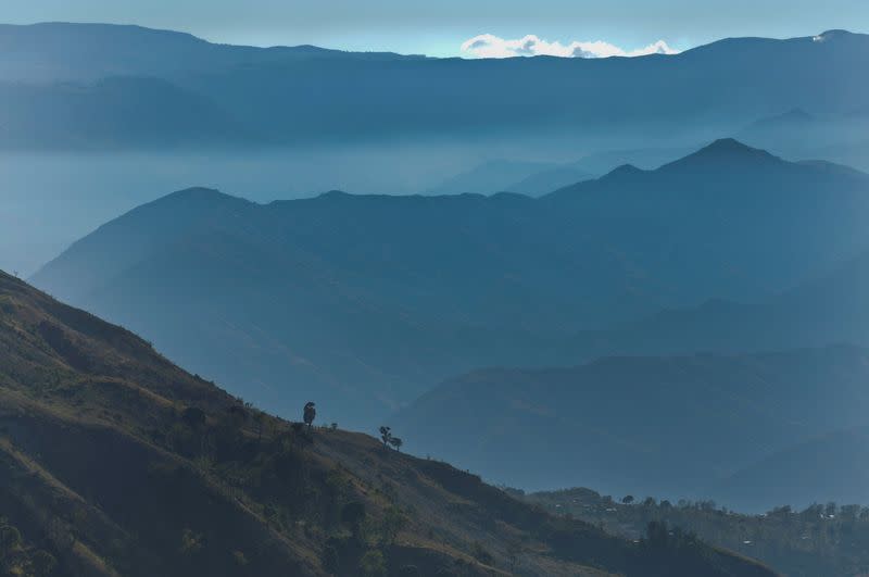 FILE PHOTO: The Haitian countryside is seen in an area outside of Port-au-Prince