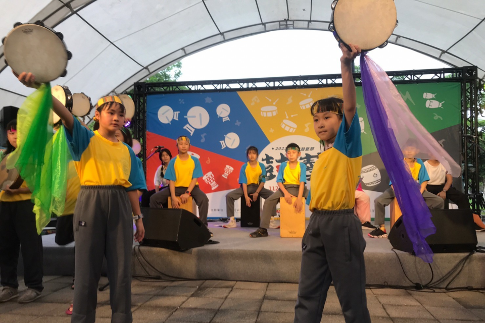 頂埔國小-學生手鼓表演