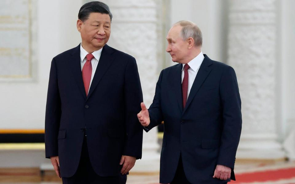 Trade between China and Russia is at levels last seen before the war in Ukraine - Sergei Karpukhin, Sputnik, Kremlin Pool Photo via AP