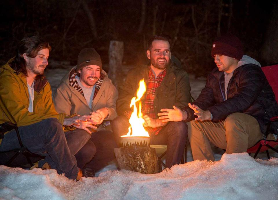 radiate portable windproof campfire