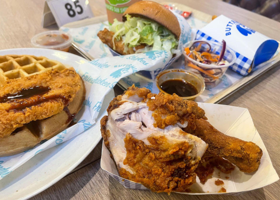 Fried Chicken Thigh from the Buttrmilk Combo