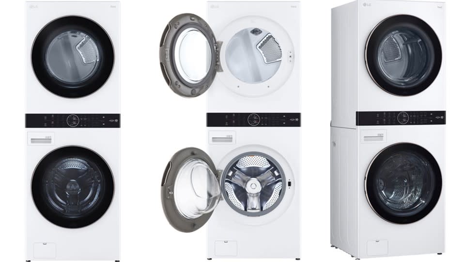 LG WashTower 5.2 Cu. Ft. Electric Washer & 7.4 Cu. Ft. Dryer Laundry Centre - Best Buy Canada, $2,400